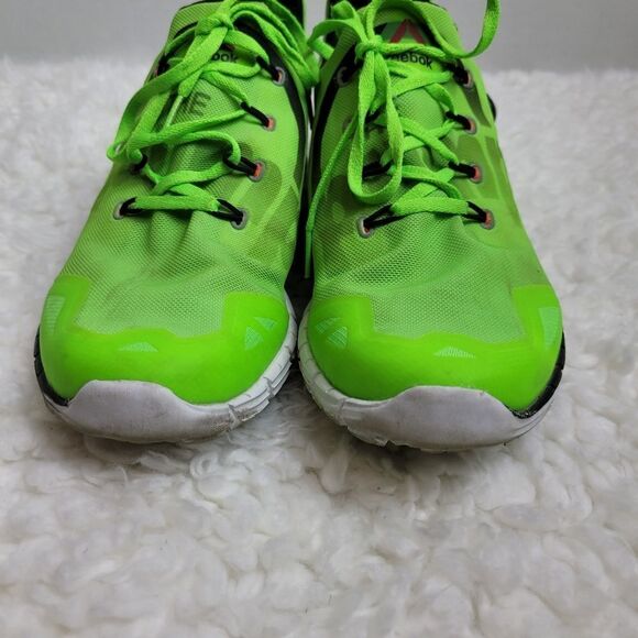 Reebok ZPump Fusion 2.0 Men's Shoes Size 9.5 Green And Black Running - Picture 2 of 10